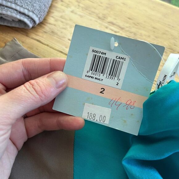 NWT Suzi‎ Chin for Maggy Boutique 2 Colorblock Sleeveless Dress - Flawed - Picture 6 of 12